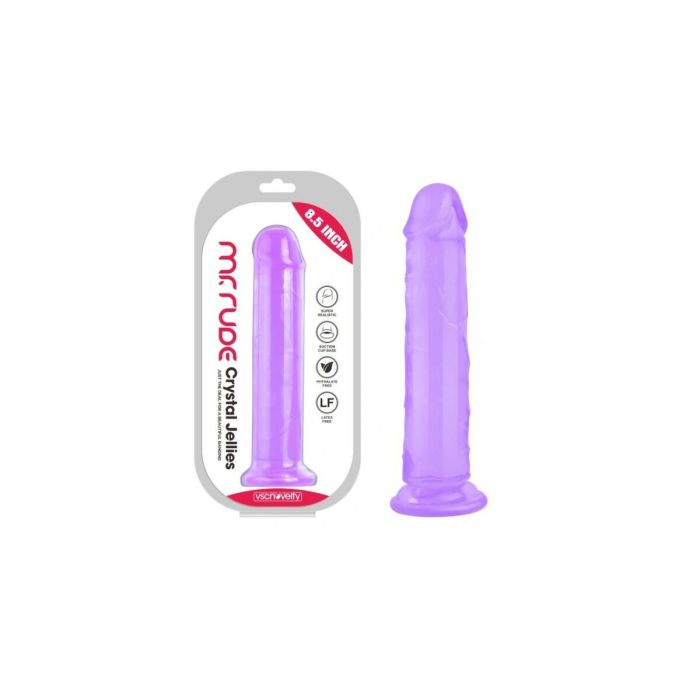 Gode réaliste VSCNOVELTY Violet 21,6 cm 2 Gode réaliste VSCNOVELTY Violet 21,6 cm 2