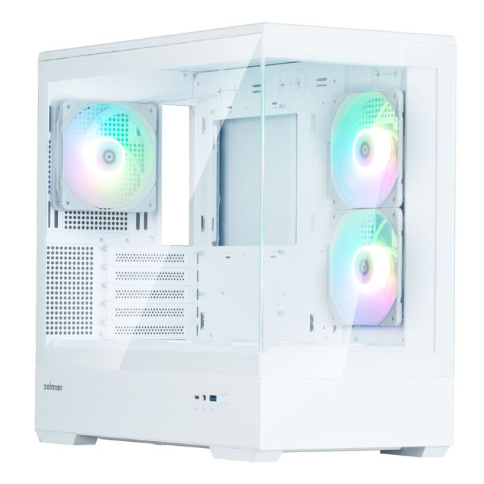 Boîtier ATX semi-tour Zalman P30 V2 Blanc 21