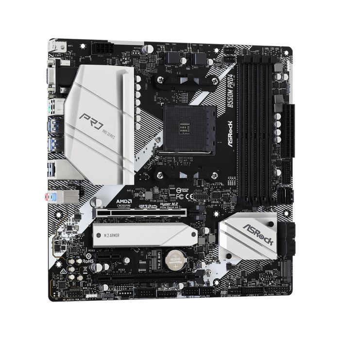Carte Mère ASRock B550M Pro4 AMD B550 AMD AM4 2 Carte Mère ASRock B550M Pro4 AMD B550 AMD AM4 2