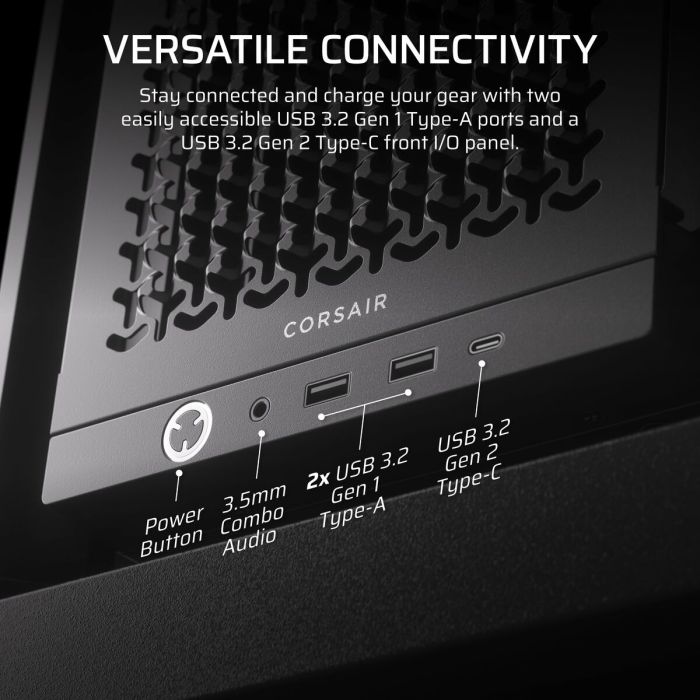 Boîtier ATX semi-tour Corsair Noir 6