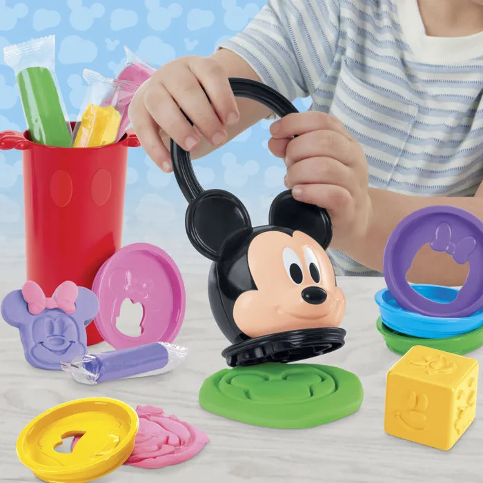 Play-Doh Empil' Formes Coffret de Pâte à Modeler Disney Junior Mickey, Jouet Créatif Loisirs Enfants Dès 2 Ans Play-Doh Empil' Formes Coffret de Pâte à Modeler Disney Junior Mickey, Jouet Créatif Loisirs Enfants Dès 2 Ans