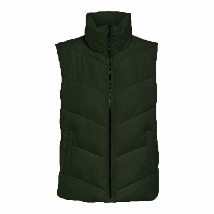 Gilet Femme Jack & Jones Jdyfinno Life Short Padd Vert foncé 10
