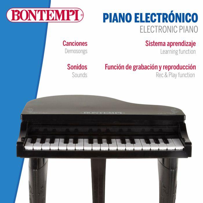 Piano Éducatif Apprentissage Bontempi 40 x 62 x 33 cm (2 Unités) 5 Piano Éducatif Apprentissage Bontempi 40 x 62 x 33 cm (2 Unités) 5