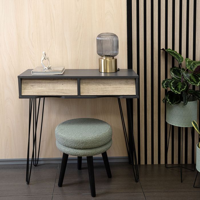 Table d'appoint Vinthera Moa Marron Gris 80 x 76 x 30 cm 5 Table d'appoint Vinthera Moa Marron Gris 80 x 76 x 30 cm 5