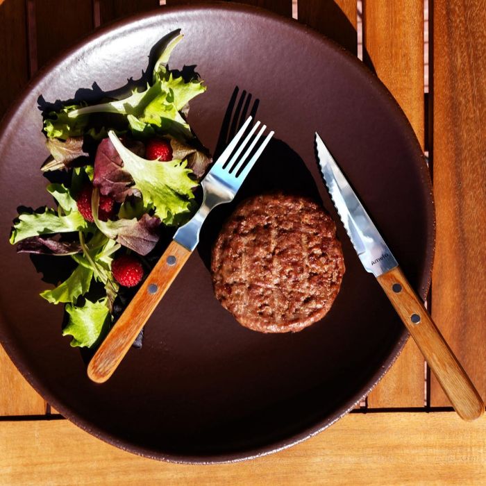 Tenedor Chuletero Acero Inoxidable Pizza Bois Amefa 20 cm 2