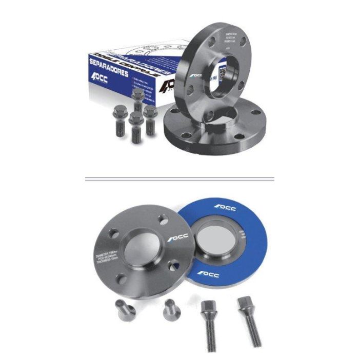 OCC Motorsport OCCSPAC0039 Séparateur Roue 15 mm PCD 5x110 Aluminium 6061 T6 Anodisé