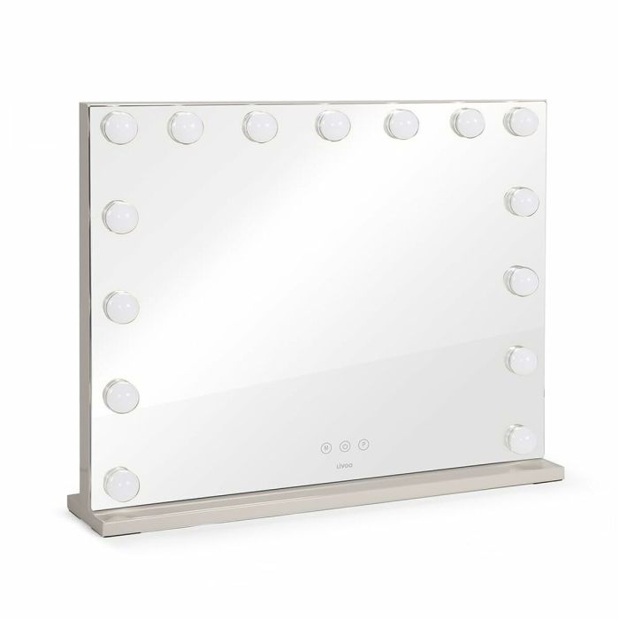 Miroir Grossissant Livoo DOS207 Blanc Miroir 5