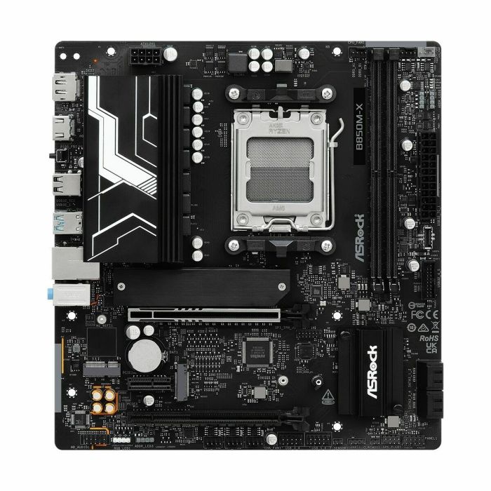 Carte Mère ASRock B850M-X R2.0 AMD B850 AMD AM5 10 Carte Mère ASRock B850M-X R2.0 AMD B850 AMD AM5 10