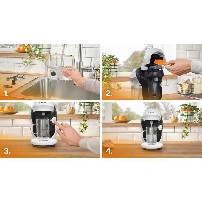 Machine a café multi-boissons - BOSCH - TASSIMO - T11 Style blanc - 1400 W 5