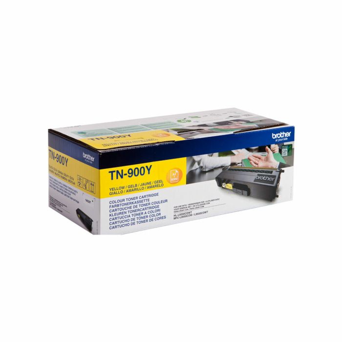 Toner original Brother TN-900Y Jaune Noir 2