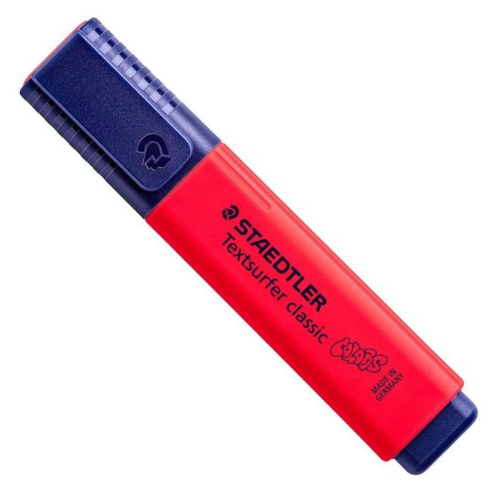 Marqueur fluorescent Staedtler Textsurfer Classic Rouge intense (10 Unités) 1