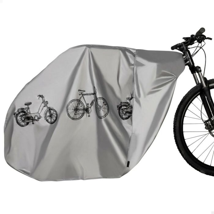 Housse de protection pour les vélos Aktive 195 x 100 x 5 cm Imperméable Gris 2