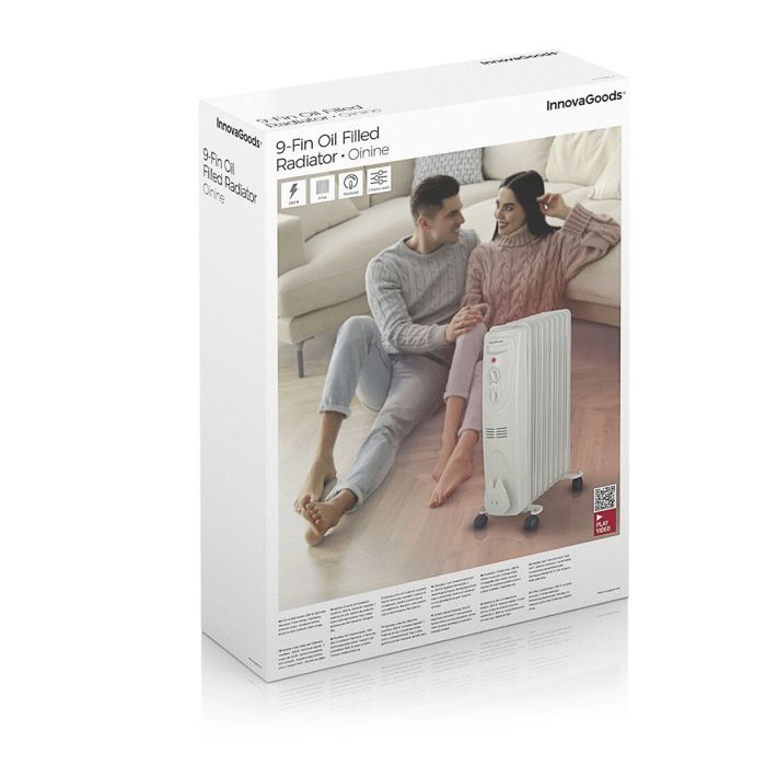 Radiateur à Huile Oinine InnovaGoods 2000 W (9 modules) 1