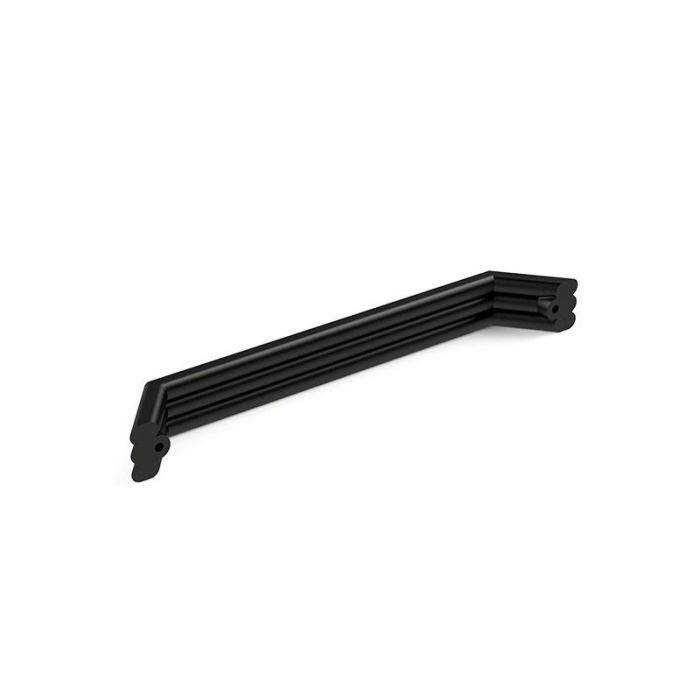 Tirador Zamak Modelo Hablot Acabado Negro Mate Herrajes Alk 2