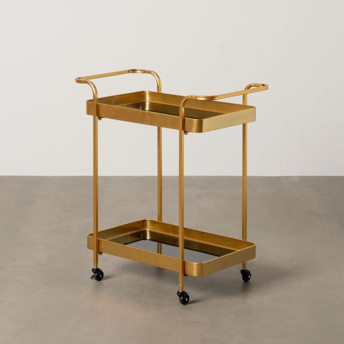 Chariot de service Doré 63 x 38 x 75 cm 1