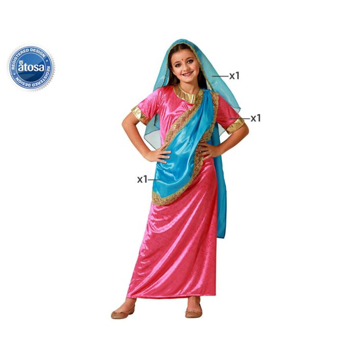 Déguisement pour Enfants Hindou 10-12 Ans 2 Déguisement pour Enfants Hindou 10-12 Ans 2