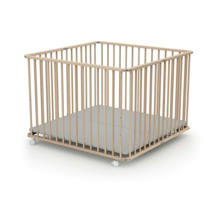 Parc de jeux WEBABY 100 x 100 cm Beige 6