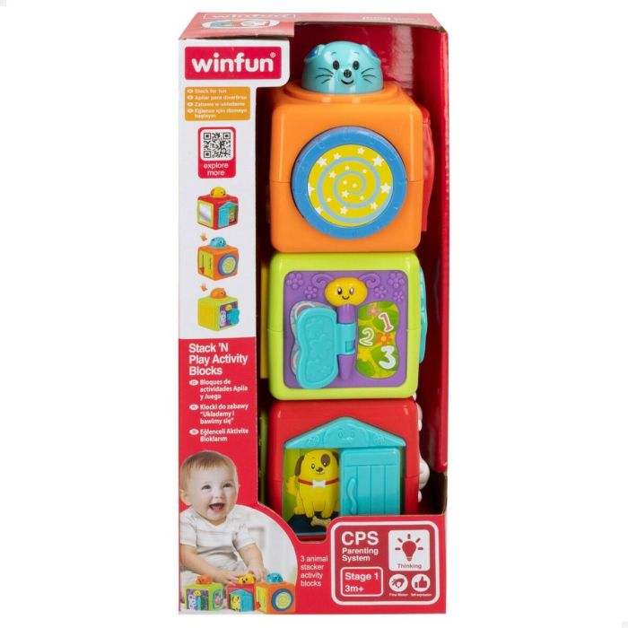 Jeu d'adresse pour bébé Winfun 3 Pièces 8 x 24,5 x 8 cm (6 Unités) 2 Jeu d'adresse pour bébé Winfun 3 Pièces 8 x 24,5 x 8 cm (6 Unités) 2