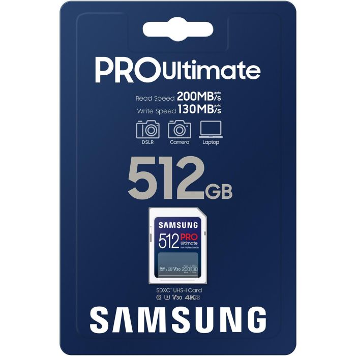CARD Card 512GB Samsung XC PRO Ultimate (CL10) retail 4