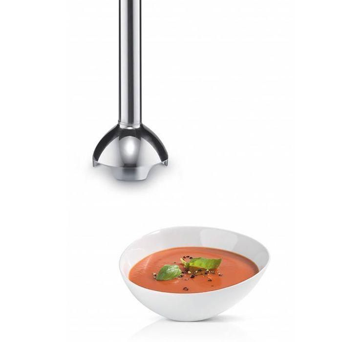 Bosch CleverMixx MSM24100 - Mixeur plongeant 400W, pied démontable inox, vitesse unique avec bol, blanc