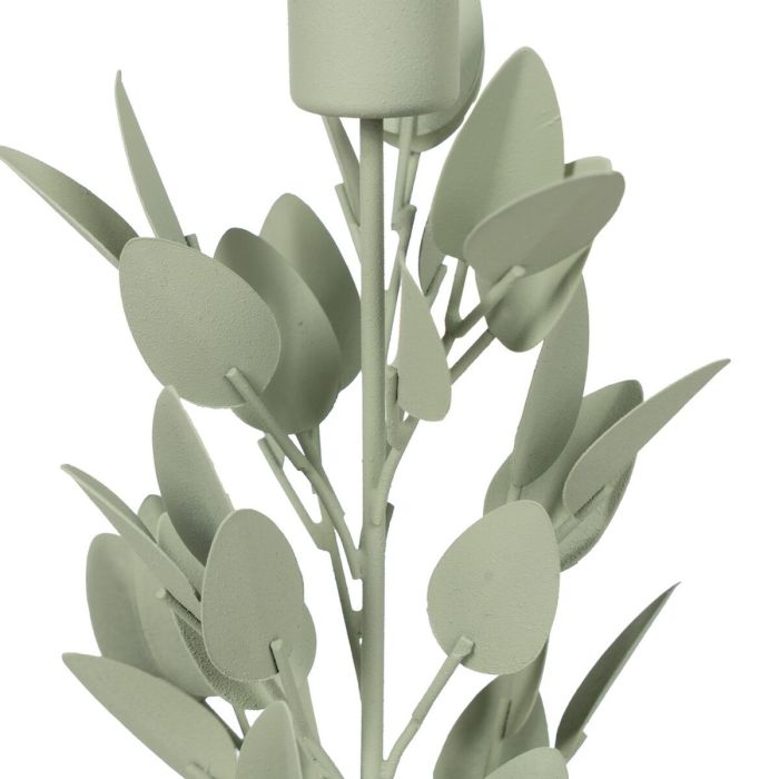 Bougeoir Vert clair Fer 8 x 8 x 26 cm 2