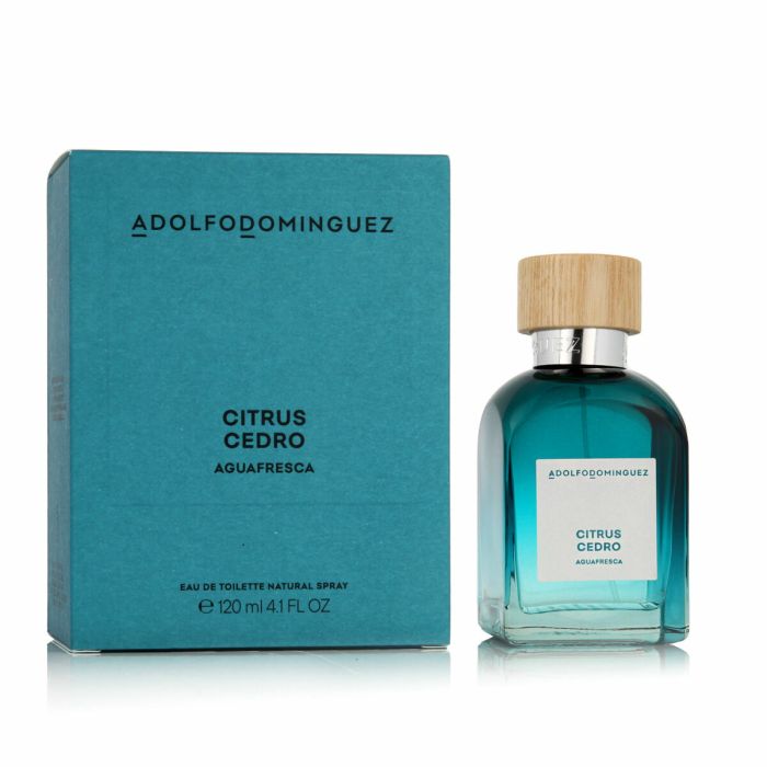 Adolfo Dominguez Agua Fresca Citrus Cedro Eau de Toilette Vaporisateur 120 ml