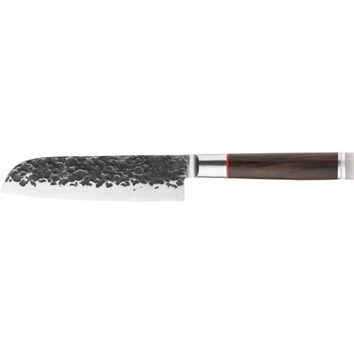 Couteau Santoku - FORGED - SEBRA - Acier japonais 440C - Manche en bois Dalbergia - L 18 cm 3