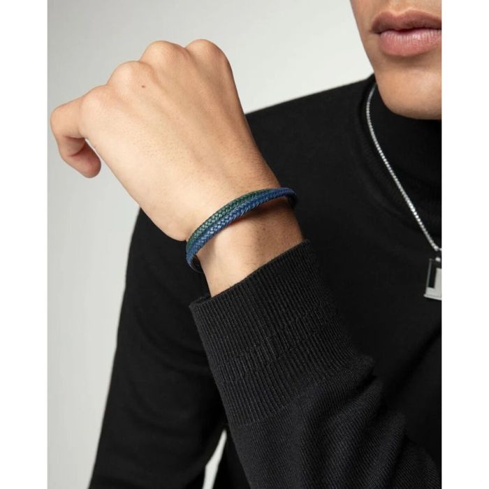 Bracelet Homme Viceroy 15168P01016 Argent 925 Bleu Noir 1 Bracelet Homme Viceroy 15168P01016 Argent 925 Bleu Noir 1