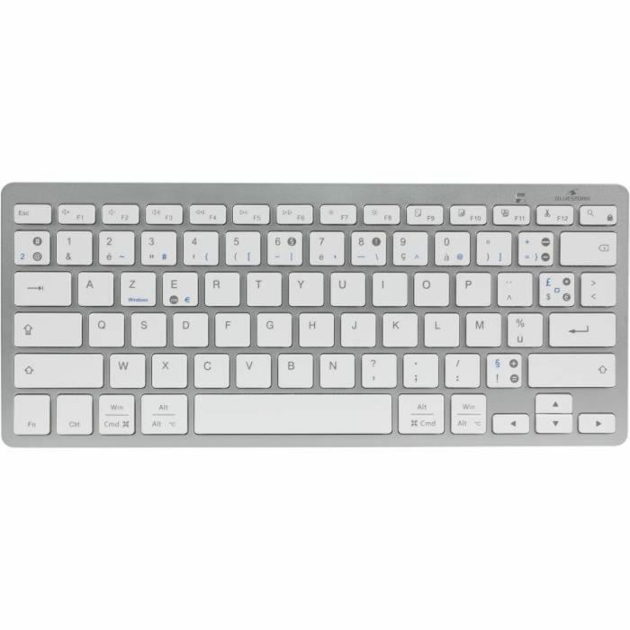 Clavier Bluetooth Bluestork KB-MINI-PC-MAC/FR Azerty Français Blanc 2