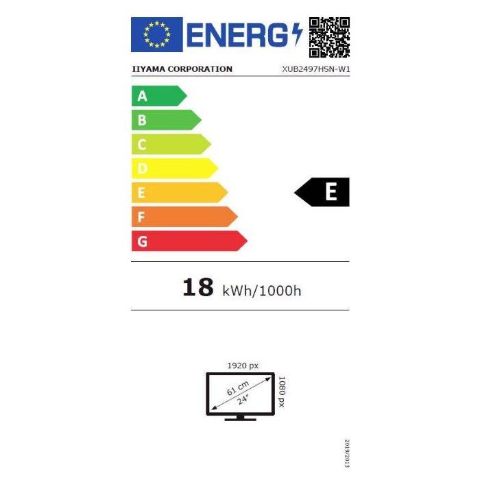 IIYAMA 60.5cm (23.8") XUB2497HSN-W1 16:9 HDMI+DP+USB-C IPS 14 IIYAMA 60.5cm (23.8") XUB2497HSN-W1 16:9 HDMI+DP+USB-C IPS 14