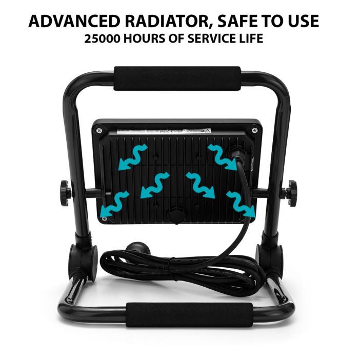 Projecteur LED Velamp 100 W 4000 K 8500 Lm 2