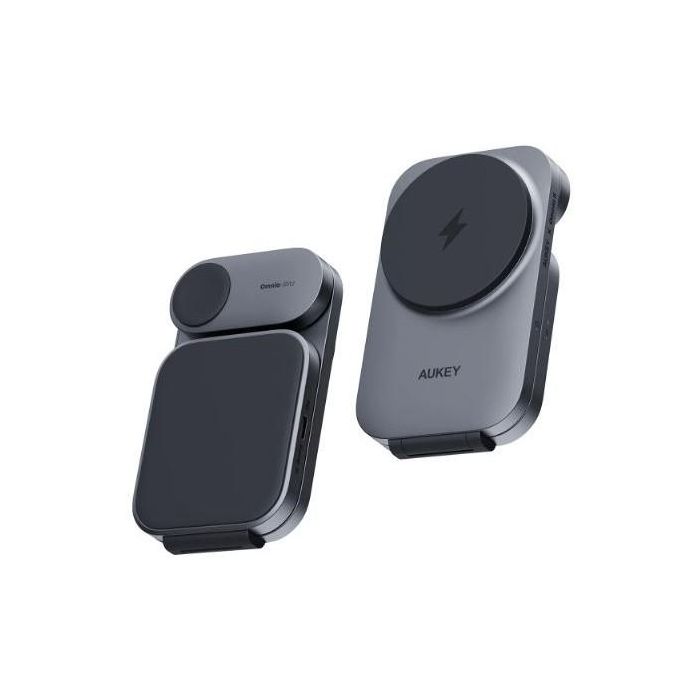 Aukey MagFusion Z 3-in-1 Foldable MagSafe Charging Stand 4