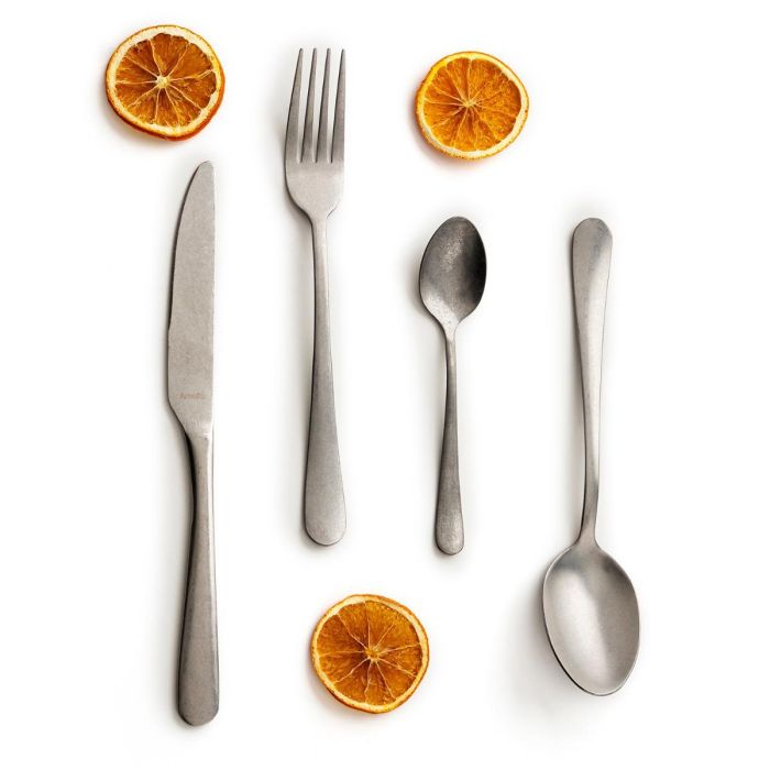 Caja 12 Cuchillo Mesa Acero Inox Austin Retro Amefa 23,5 cm-2,5 mm 2