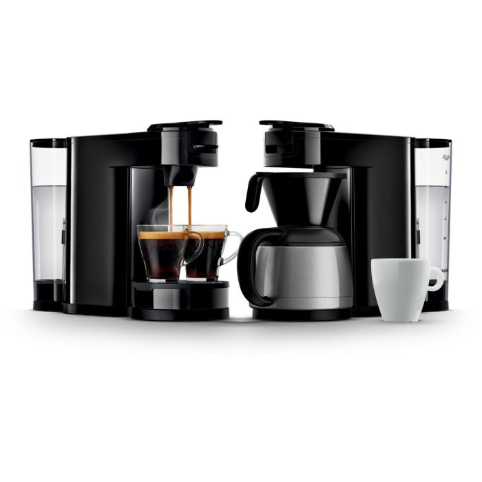Cafetière à capsules Philips SENSEO SWITCH HD6592/65 noir 1 bar 1450 W 1