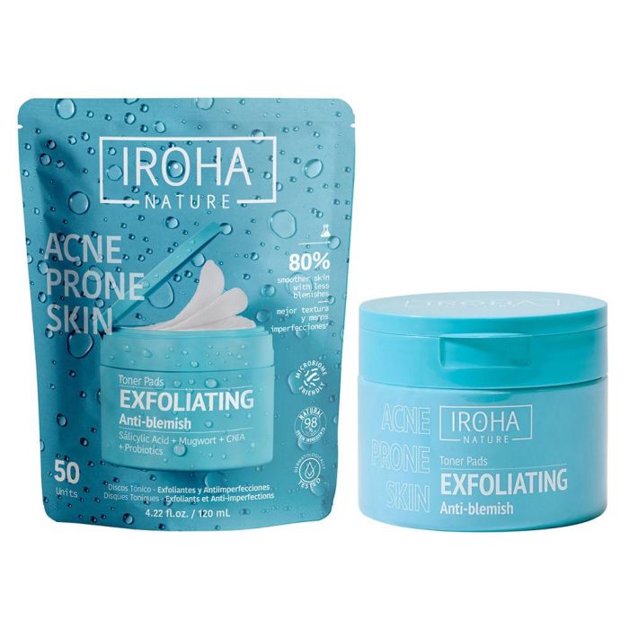 Iroha Disques Toniques Exfoliants Pour Peaux À Tendance Acénée 50 Unidades 1 Iroha Disques Toniques Exfoliants Pour Peaux À Tendance Acénée 50 Unidades 1