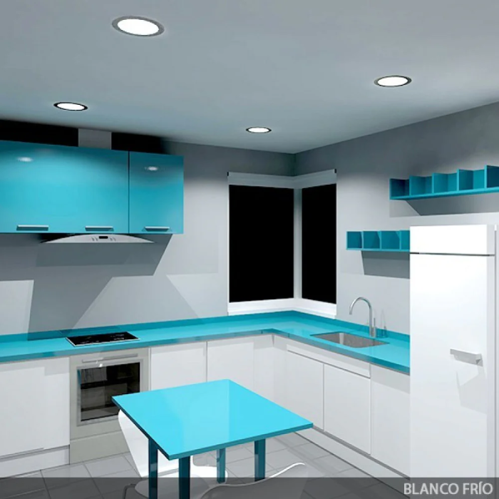 GL-CL Plaque LED Circulaire 18W 1800Lm 2700K Niquel Satiné 50.000H - GL-CL-R18N-WW 6