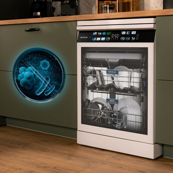 Lave-vaisselle Cecotec Bolero Aguazero 6700 B Blanc 12
