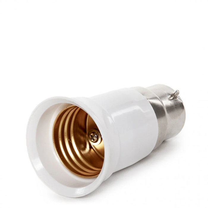 Adaptateur Culot B22 Bayoneta vers E27 1