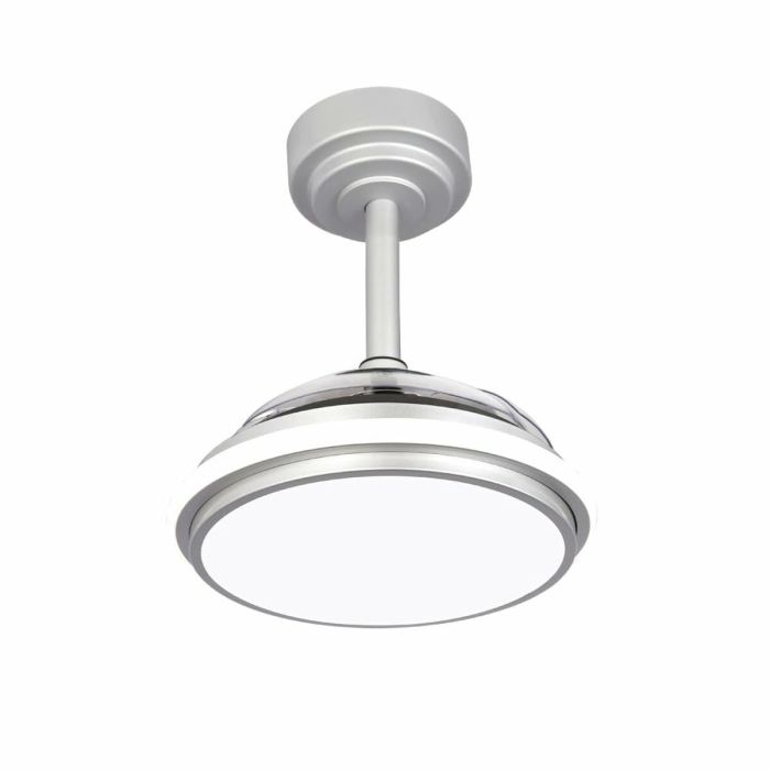 Ventilateur de Plafond avec Lumière CristalRecord Argenté 35 W (3000 K) (4000 K) 6