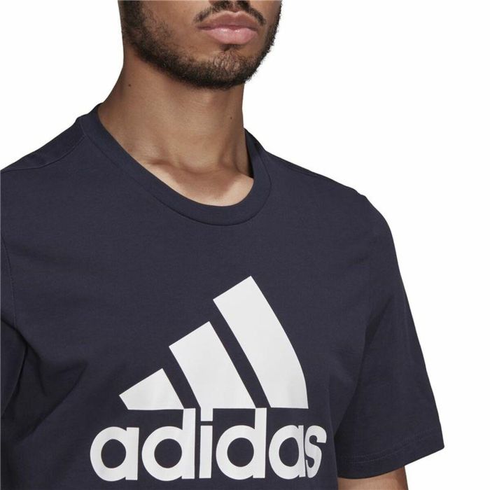 T-shirt à manches courtes homme Essentials Big Logo Adidas Legend Ink Bleu 3 T-shirt à manches courtes homme Essentials Big Logo Adidas Legend Ink Bleu 3