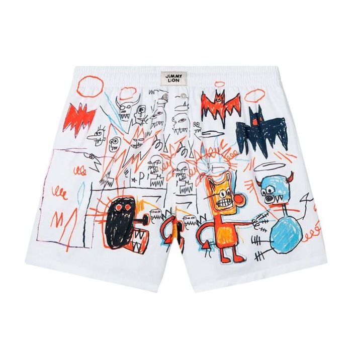Maillot de bain homme Jimmy Lion BASQUIATBATMANSWIM-MULTICOLOR 3