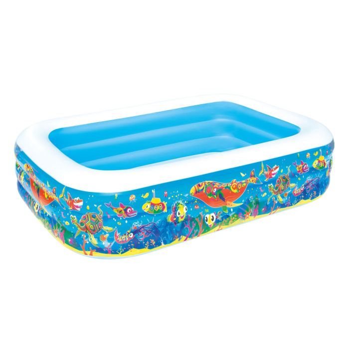 Bestway Piscine Gonflable 3 Chambres Floral 229x152x56 cm +6 Ans Jardin 54120 20