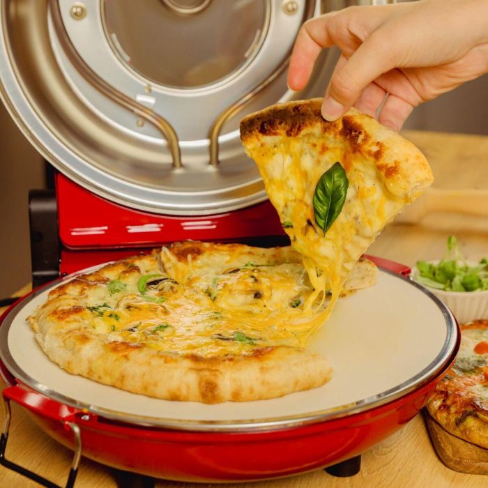 Appareil à Pizza Électrique Cecotec Mamma Mía Window 13 Appareil à Pizza Électrique Cecotec Mamma Mía Window 13