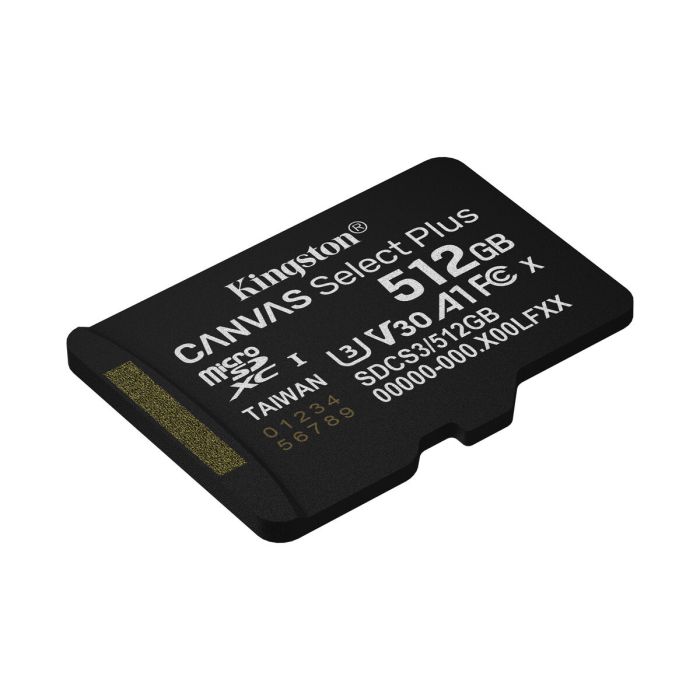 Carte Mémoire Micro SD avec Adaptateur Kingston SDCS3/512GBSP 512 GB 7