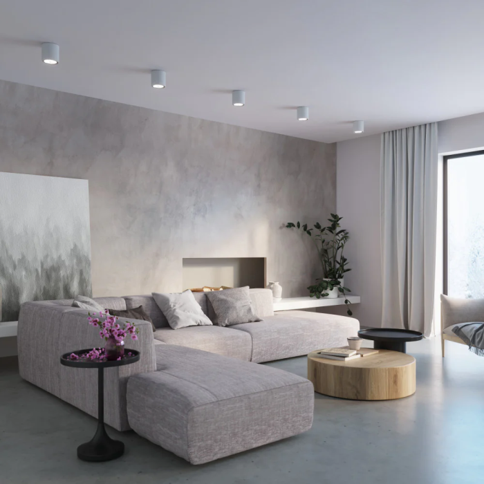 SOL Lampe de plafond "Cullo" SOL-SL.0645 en béton 6