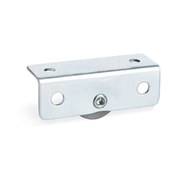 Rueda Fija Noria Aro De Goma Ø25 H28 P/Nido Soporte De Acero Zincado. Aro Goma Gris. Q&Q 1 Rueda Fija Noria Aro De Goma Ø25 H28 P/Nido Soporte De Acero Zincado. Aro Goma Gris. Q&Q 1