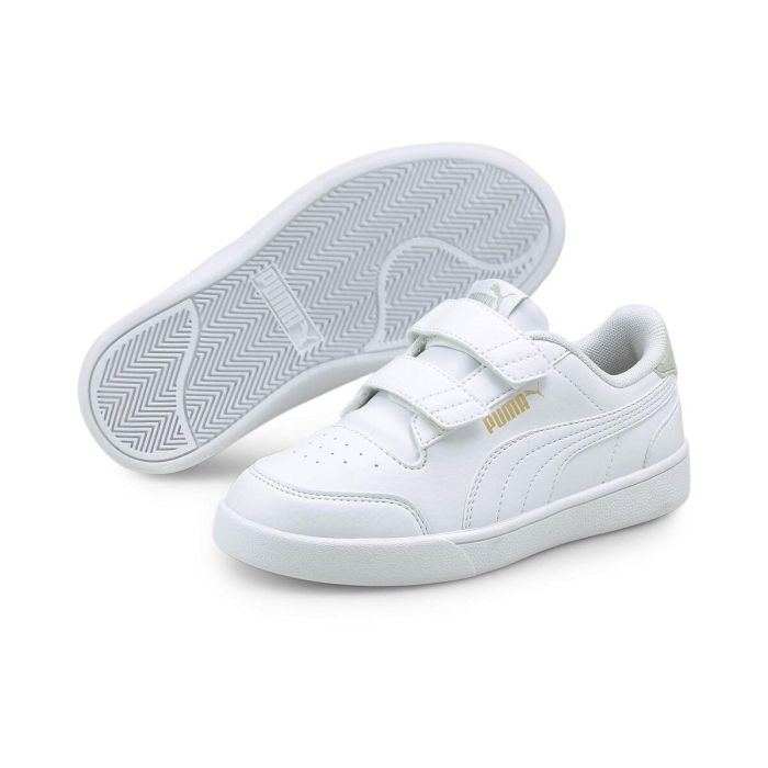 Chaussures de Sport pour Enfants Puma Shuffle V Blanc 13 Chaussures de Sport pour Enfants Puma Shuffle V Blanc 13