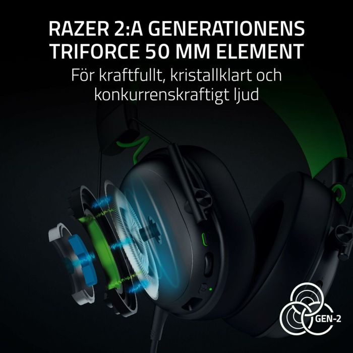 Casque Razer RZ04-05420200-R3M1 Noir Vert 8