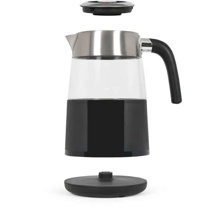 Livoo DOD221N - Bouilloire digitale électrique en inox - 2200W, 1.7L - Socle 360°, réglage température 40-100°C, 13 niveaux, maintien au chaud, affichage tactile