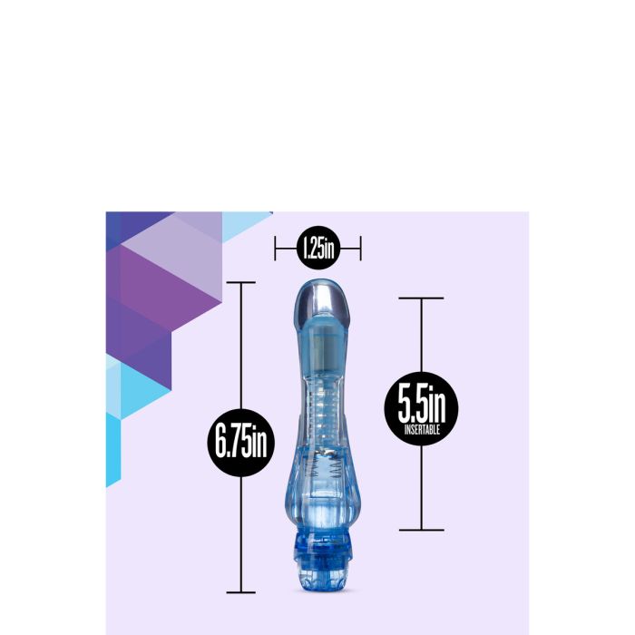 Vibromasseur Blush Naturally Yours Bleu 9